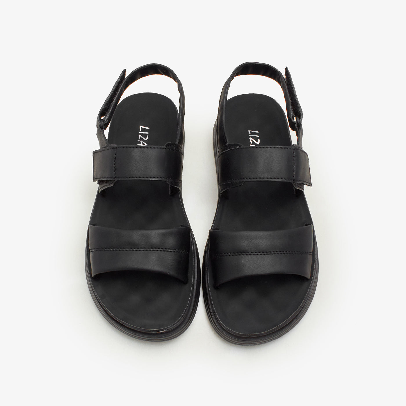 Buy Women's Flat Sandals in Black | Slip-On Summer Sandals