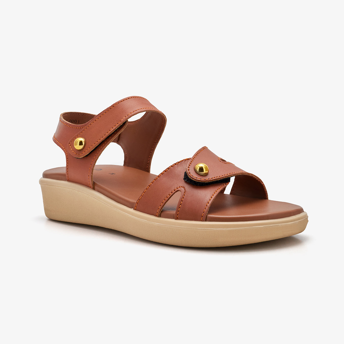 Buy Women's Wedge Sandals in Brown | Comfort Ladies Sandal​