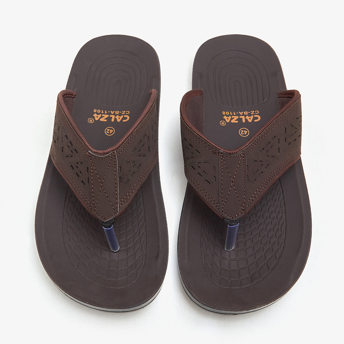 Calza Mens Everyday Chappals - Brown