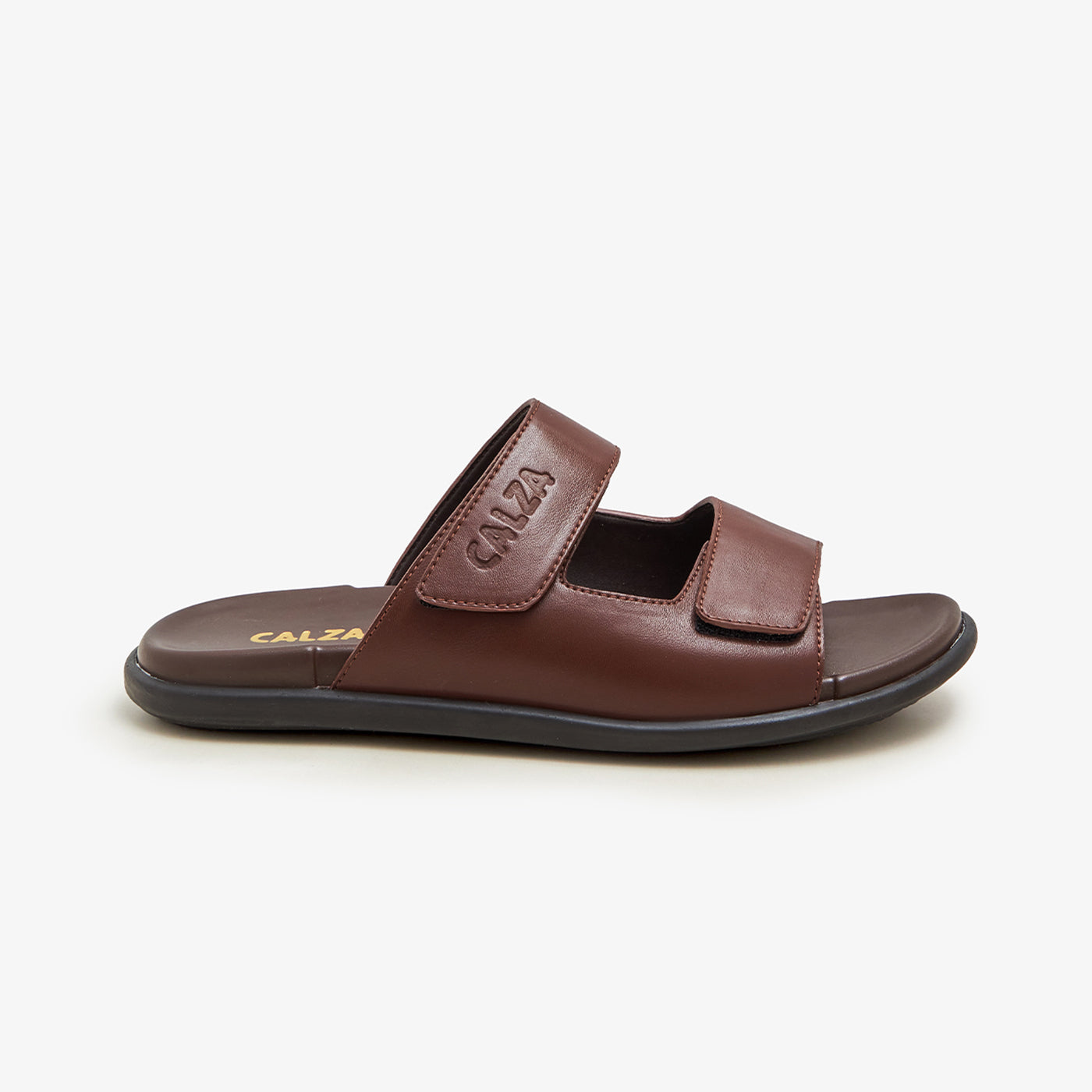best chappal for men Leather Brown by Calza