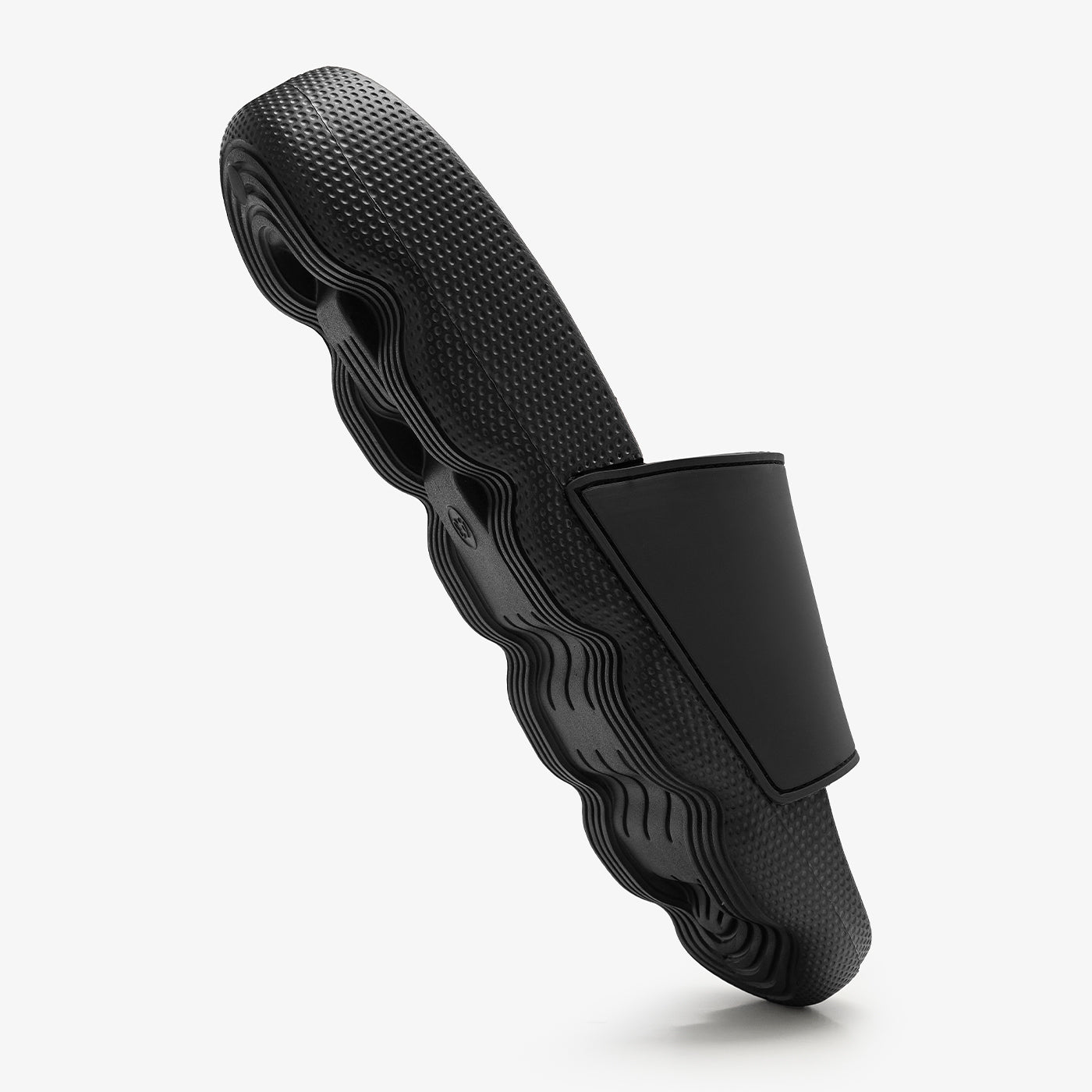 black soft male chappal design by calza