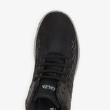 black supportive shoes for men by calza
