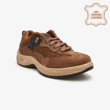 brown best running shoes by calza