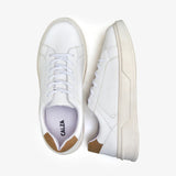 white sports shoes for men by calza