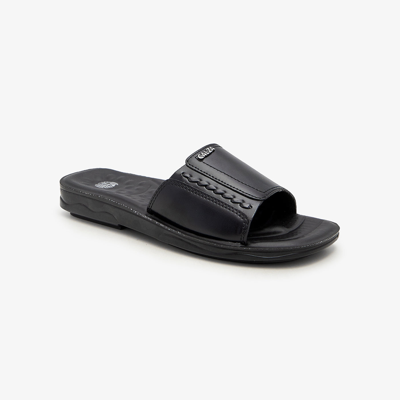 Buy BLACK Comfortable Chappals for Men – Calza.com.pk