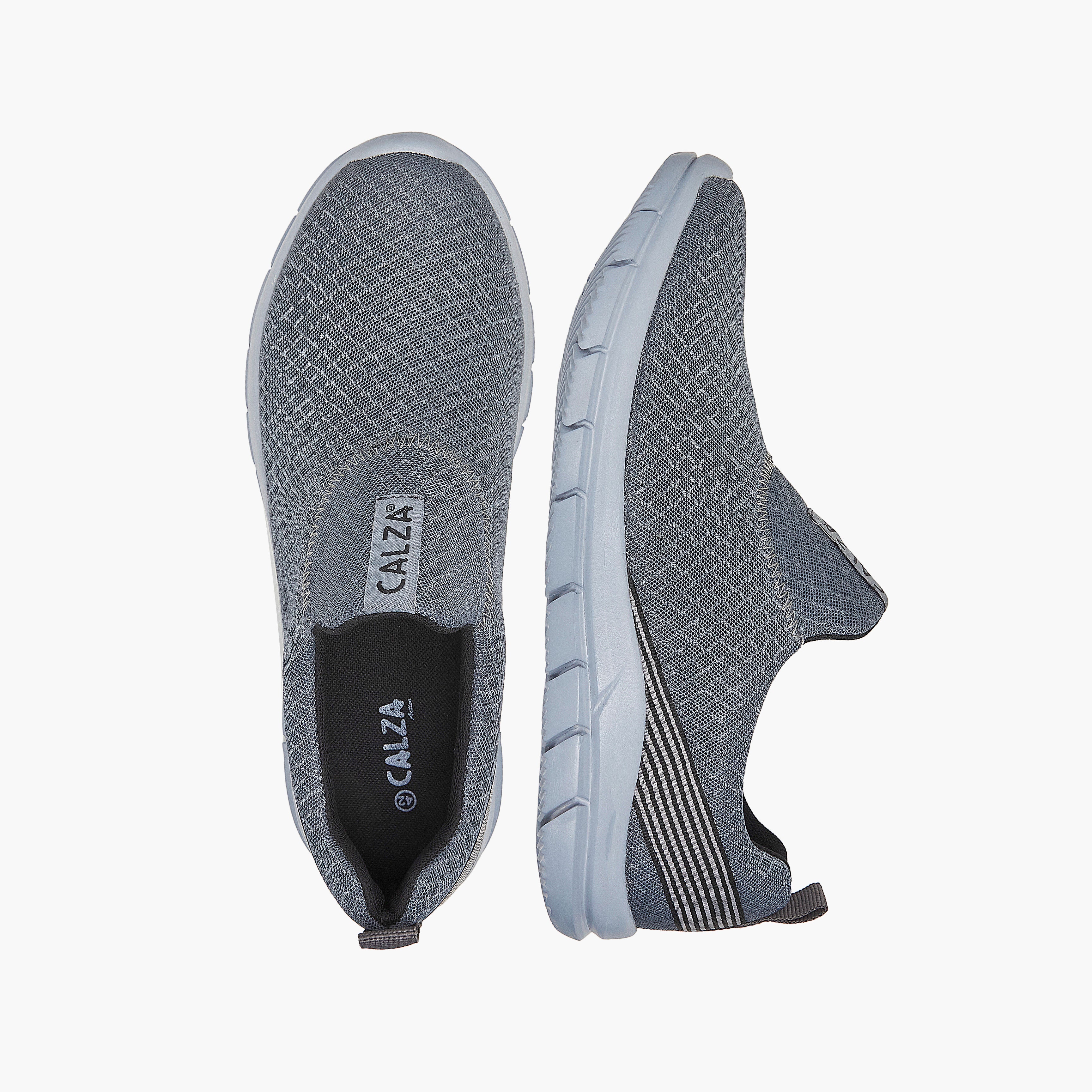 Buy GREY Men's Comfy Slip-Ons â Calza.com.pk
