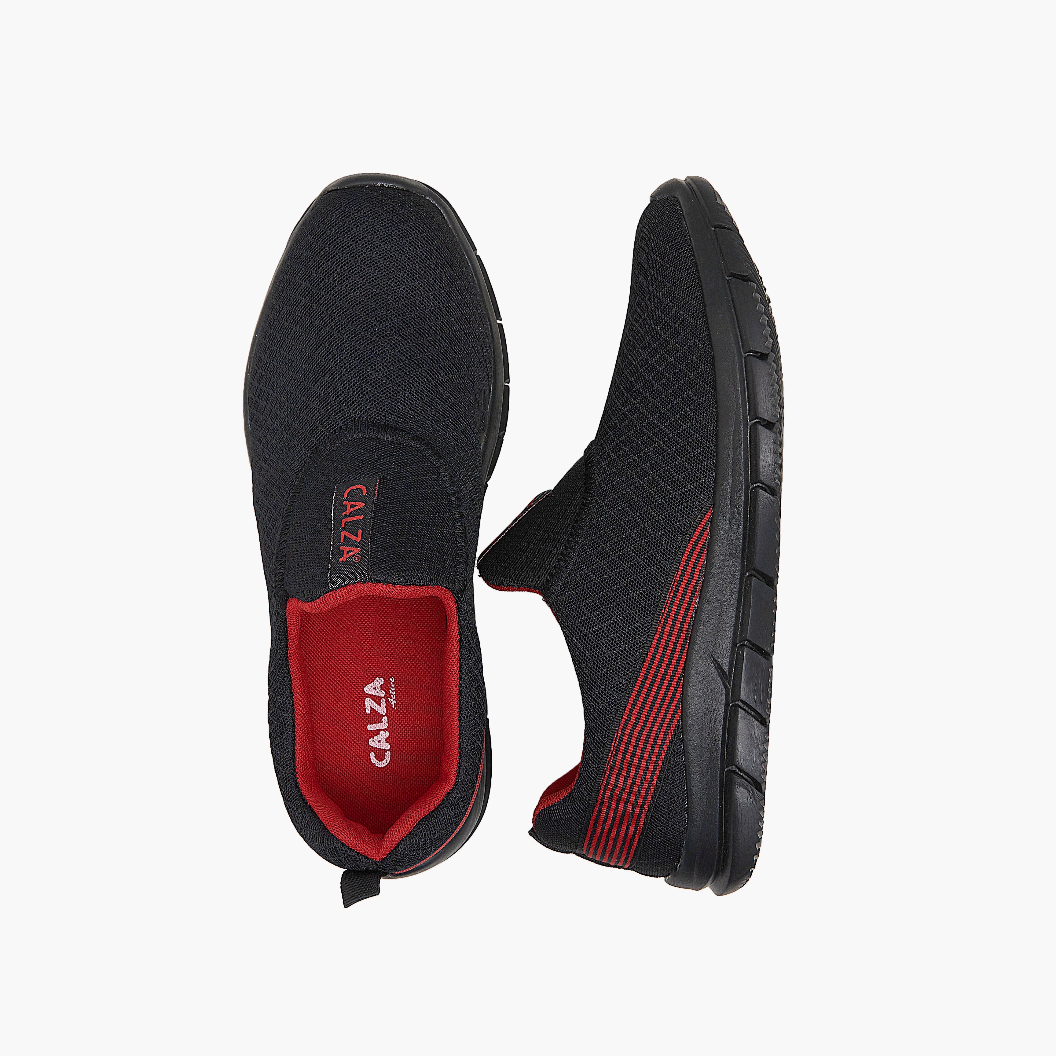 Buy Men's  Sneakers Black Slip-On Online - Comfort Shoes